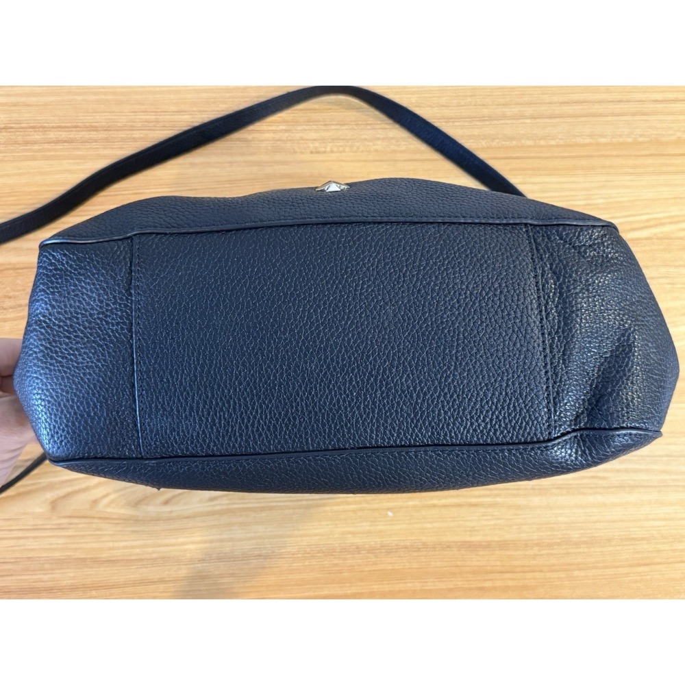 Kate Spade New York Black Pebbled Leather Shoulder Bag Polly Medium Crossbody - Picture 11 of 16